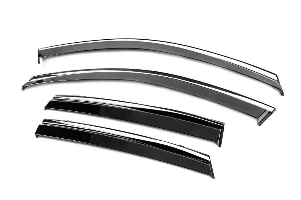 Window Deflectors with Chrome Trim Niken Luxury (4 pcs) for Hyundai Tucson NX4 2021- - image 7