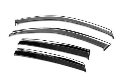 Window Deflectors with Chrome Trim Niken Luxury (4 pcs) for Hyundai Tucson NX4 2021- - image 7