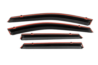 Window Deflectors with Chrome Trim Niken Luxury (4 pcs) for Hyundai Tucson NX4 2021- - image 8