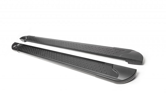 Side Steps Allmond Black (2 pcs, Aluminum) for Citroen Berlingo 1996-2008 - image 1