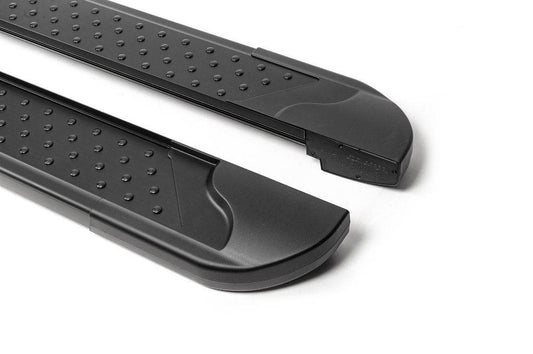Side platforms Black Allmond (2 pieces, aluminum) for GMS Sierra 2019- - Reelken Auto