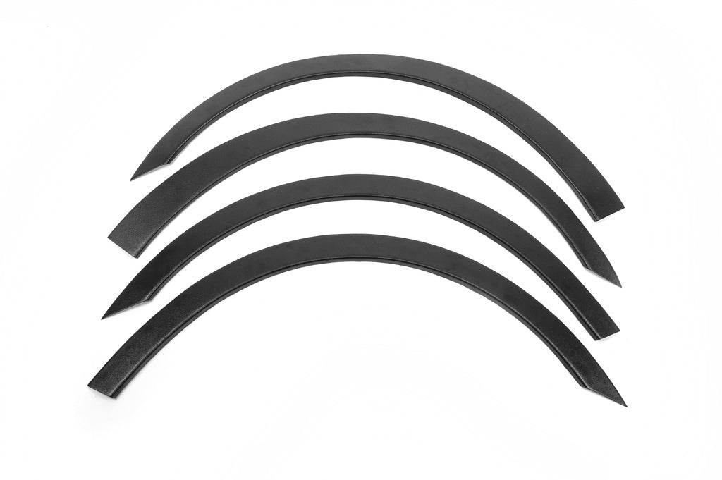 Covers for arches (4 pcs, black, ABS-plastic) for Mercedes ML W164 - Reelken Auto