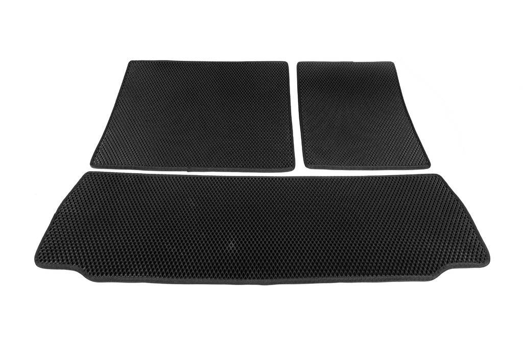 Trunk mats (EVA, black) for Toyota Sequoia 2007-2022 - Reelken Auto
