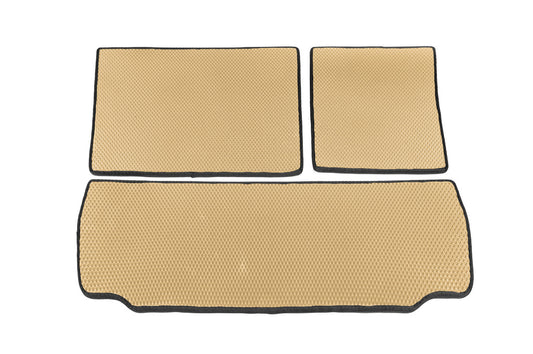 Trunk mats (EVA, beige) for Toyota Sequoia 2007-2022 - image 1