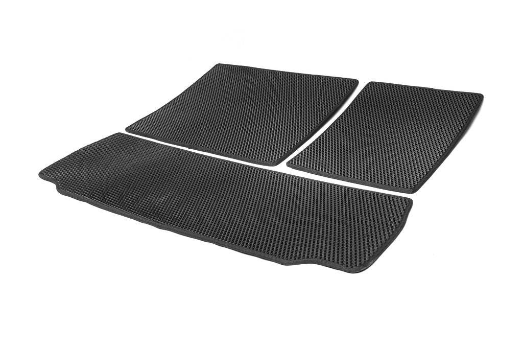 Trunk mats (EVA, black) for Toyota Sequoia 2007-2022 - Reelken Auto