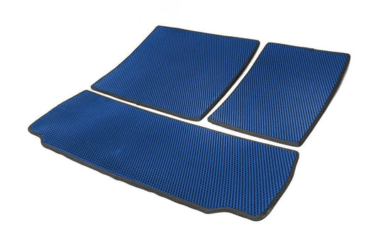 Trunk mats (EVA, Blue) for Toyota Sequoia 2007-2022 - Reelken Auto