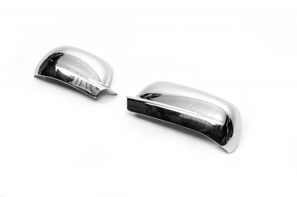 Chrome Mirror Covers (2000-2002, 2 pcs, plastic) for Seat Ibiza 2002-2009 - image 8