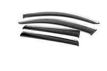Window Deflectors with Chrome Trim Niken Luxury (4 pcs) for Mitsubishi Outlander 2012-2021 - image 2