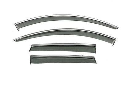 Window Deflectors with Chrome Trim Niken Luxury (4 pcs) for Mazda CX-5 2012-2017 - image 5