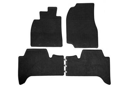 Rubber Floor Mats (4 pcs, Polytep) for Toyota Land Cruiser 100 1998-2007 - image 1