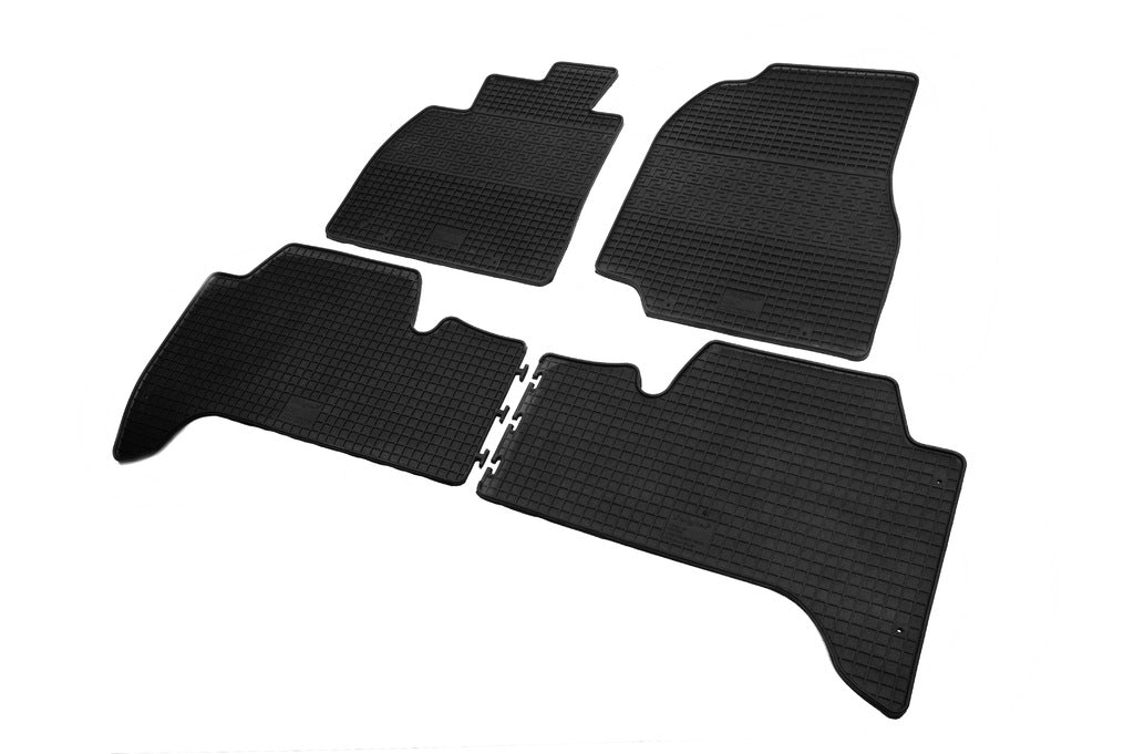 Rubber Floor Mats (4 pcs, Polytep) for Toyota Land Cruiser 100 1998-2007 - image 2