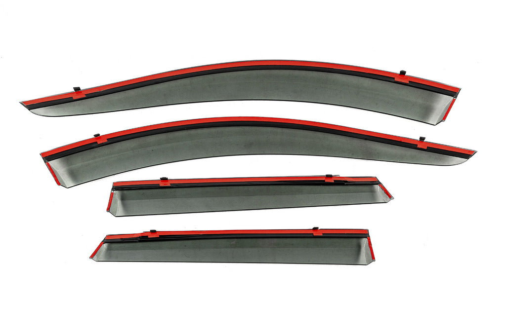 Window Deflectors with Chrome Trim Niken Luxury (4 pcs) for Mazda CX-5 2012-2017 - image 7