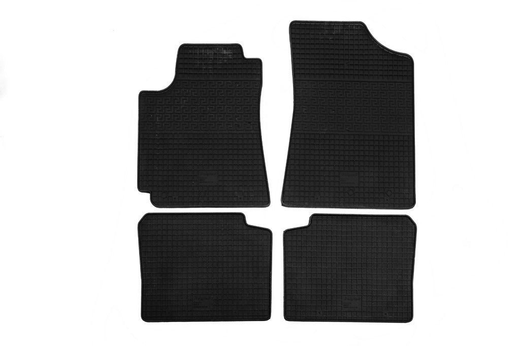 Rubber Floor Mats (4 pcs, Polytep) for Geely Emgrand EC7 2009- - image 1