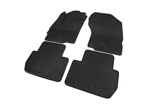 Rubber mats (4 pieces, Polytep) for Mitsubishi Outlander 2012-2021 - Reelken Auto