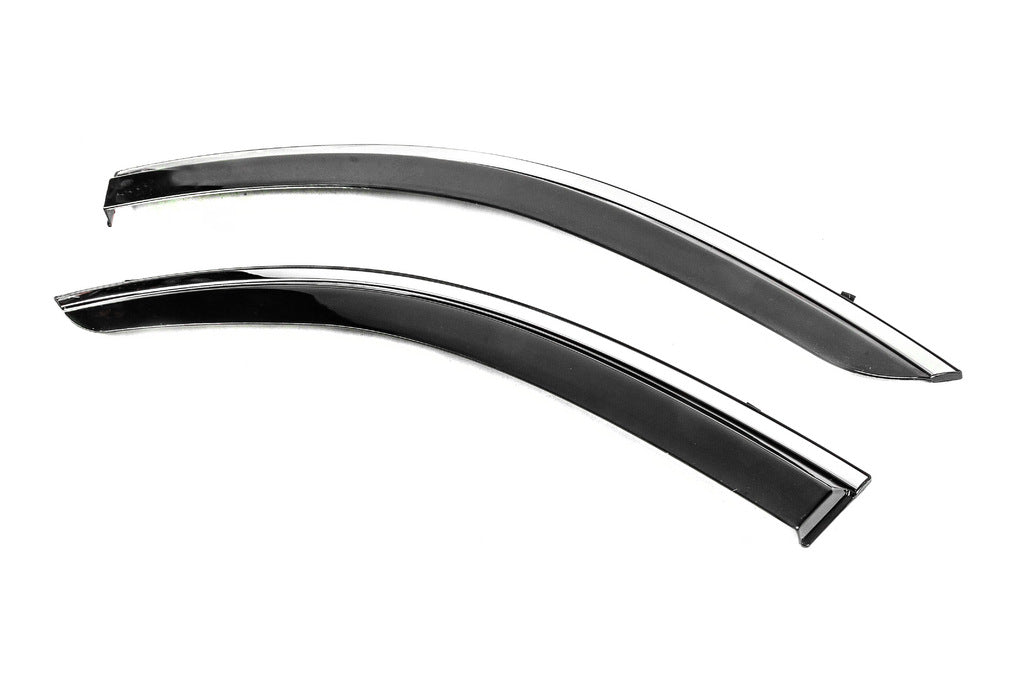 Window Deflectors with Chrome Trim Niken Luxury (2 pcs) for Dacia Dokker 2013-2022 - image 3
