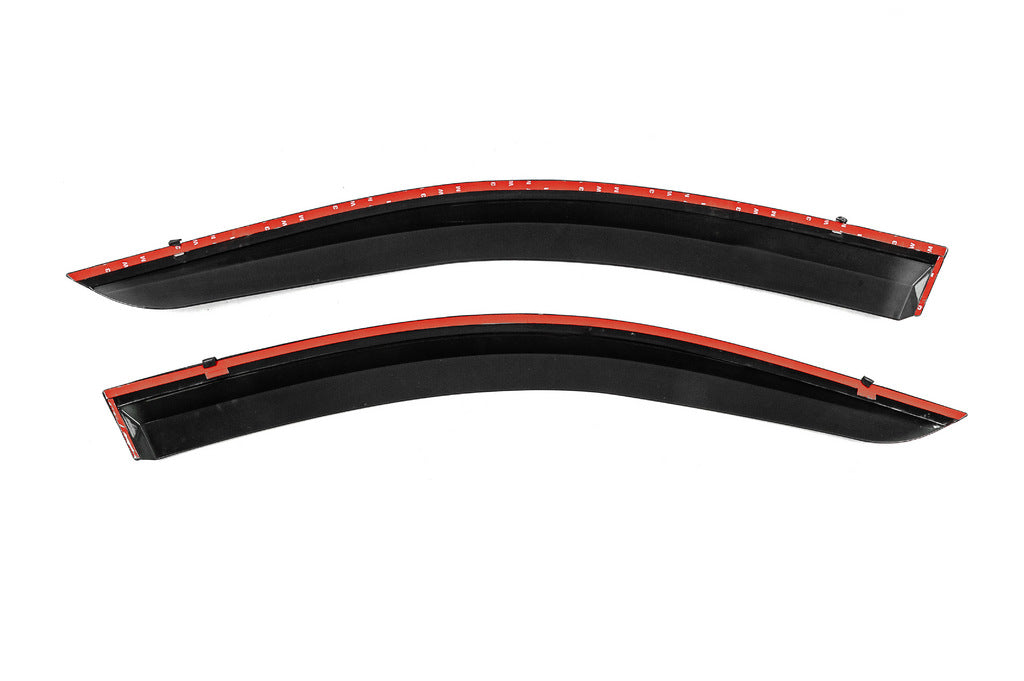 Window Deflectors with Chrome Trim Niken Luxury (2 pcs) for Dacia Dokker 2013-2022 - image 4