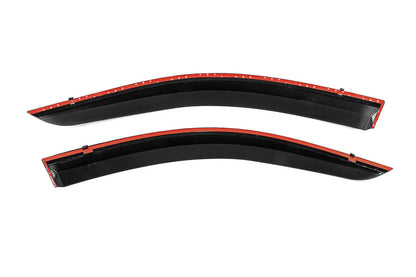 Window Deflectors with Chrome Trim Niken Luxury (2 pcs) for Dacia Dokker 2013-2022 - image 4