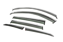 Window Deflectors with Chrome Trim Niken Luxury (For X-trail, 6 pcs) for Nissan X-trail T33/Rogue 2022- - image 2