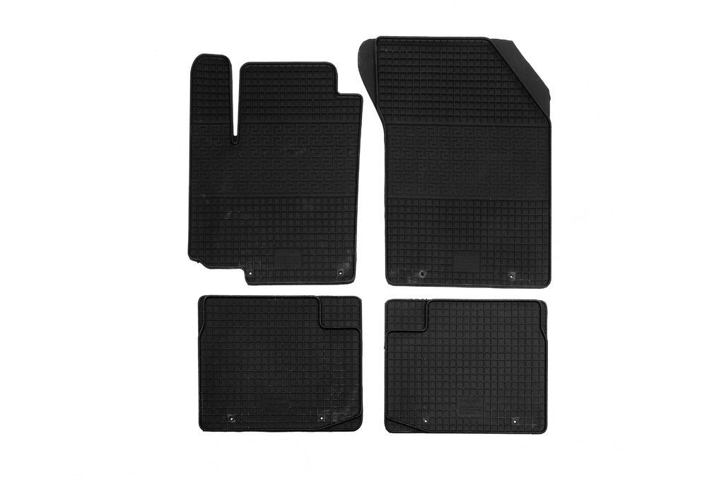 Rubber Floor Mats (4 pcs, Polytep) for Fiat Sedici 2006-2014 - image 2