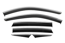 Window Deflectors with Chrome Trim Niken Luxury (6 pcs) for Nissan Qashqai 2021- - image 1