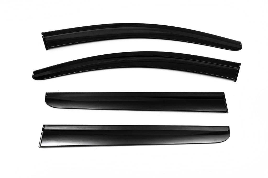 Windbreakers (4 pcs, Sunplex Sport) for Ford Courier 2014-2023 - Reelken Auto