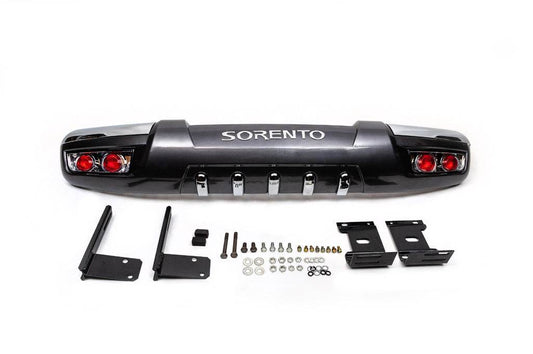 Rear Panel 0401 (plastic) for Kia Sorento I BL 2002-2009 - Reelken Auto