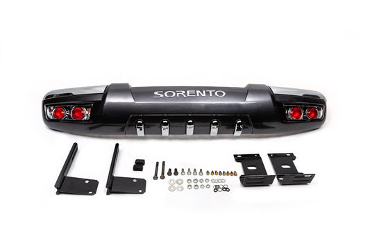 Rear Skirt S0401 (Plastic) for Kia Sorento I BL 2002-2009 - image 1