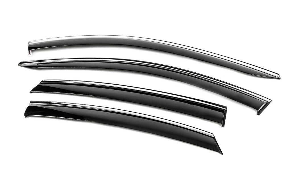 Window Deflectors with Chrome Trim Niken Luxury (4 pcs) for Nissan Ariya 2022- - image 6