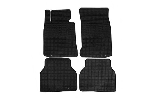 Rubber mats (4 pcs, Polytep) for BMW 5 series E-39 1996-2003 - Reelken Auto