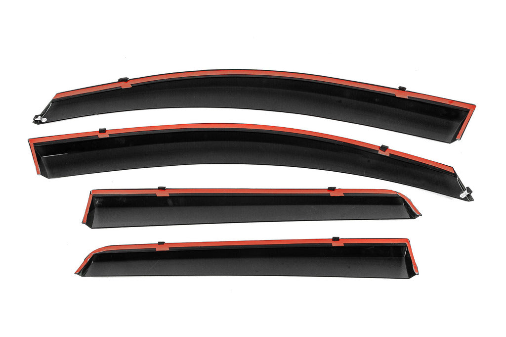 Window Deflectors with Chrome Trim Niken Luxury (4 pcs) for Nissan Qashqai 2010-2014 - image 3