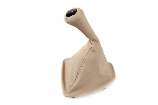 Gear shift knob with boot 25118037308 beige (6-speed) for BMW 3 Series E-90/91/92/93 2005-2011 - image 2