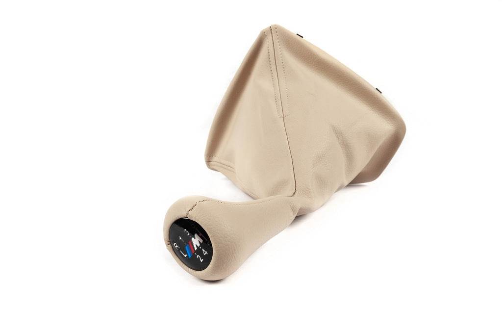Gearbox handle and cover 25118037308 beige (6-speed) for BMW 3 series E-90/91/92/93 2005-2011 - Reelken Auto