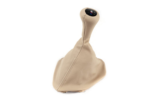 Gear Shift Boot + Knob OEM (beige) for BMW 5 Series E-39 1996-2003 - image 1