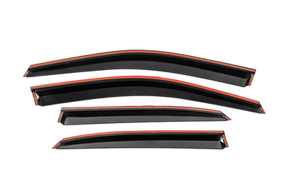 Window Deflectors with Chrome Trim Niken Luxury (4 pcs) for Lexus RX 2009-2015 - image 3