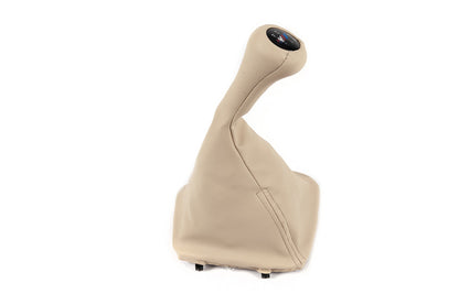 Gear shift boot + gear knob OEM 5-speed (beige) for BMW 3 Series E36 1990-2000 - image 2