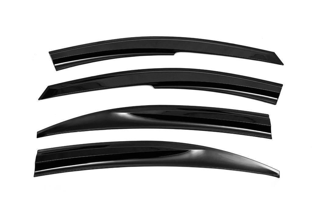 Windbreakers (4 pcs, Sunplex Sport) for Hyundai Accent 2006-2010 - Reelken Auto