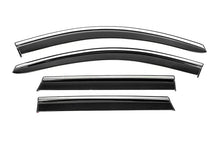 Window Deflectors with Chrome Trim Niken Luxury (4 pcs) for Nissan Qashqai 2014-2021 - image 2