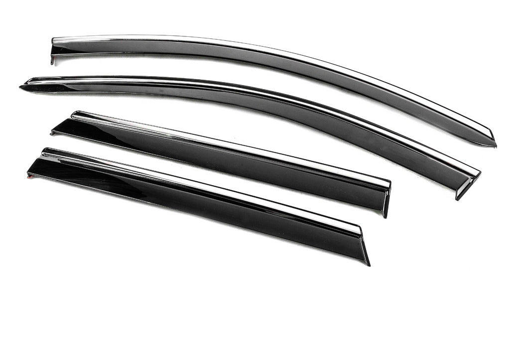 Window Deflectors with Chrome Trim Niken Luxury (4 pcs) for Nissan Qashqai 2014-2021 - image 6
