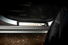 Door Sill Protectors Carmos Stainless Steel 4 pcs for Mitsubishi Lancer X 2008- - image 1