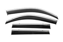Window Deflectors with Chrome Trim Niken Luxury (4 pcs) for Nissan X-trail T31 2007-2014 - image 1
