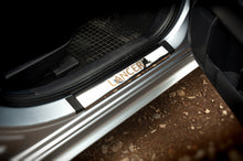 Door Sill Protectors Carmos Stainless Steel 4 pcs for Mitsubishi Lancer X 2008- - image 2