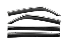 Window Deflectors with Chrome Trim Niken Luxury (4 pcs) for Mitsubishi Pajero Wagon III 1999-2006 - image 1