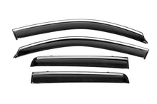 Window Deflectors with Chrome Trim Niken Luxury (4 pcs) for Mitsubishi Outlander 2006-2012 - image 1