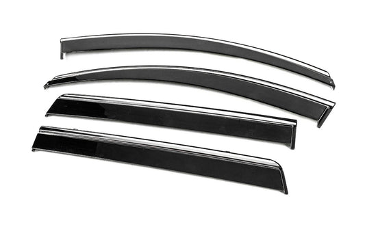 Niken Luxury chrome windbreakers (4 pcs) for Mitsubishi Pajero Sport 2015↗ - image 2
