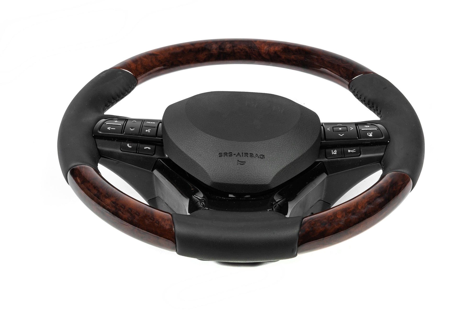 Steering wheel assembly (with heating, wood finish) for Lexus GX460 2009-2023 - image 3