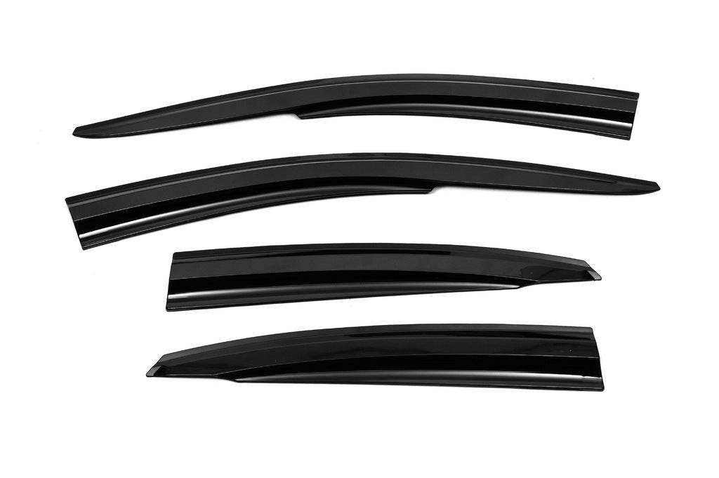Visors SD/HB (4 pcs, Sunplex Sport) for Ford Focus II 2008-2011 - Reelken Auto