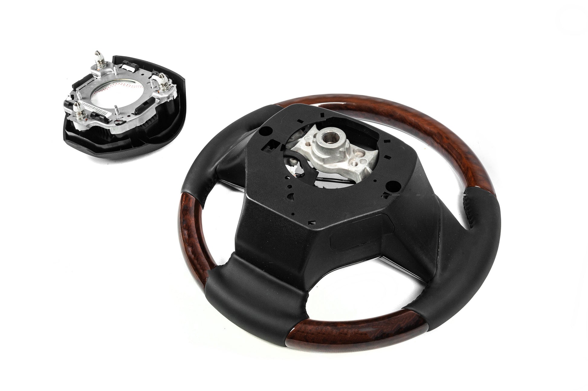 Steering wheel assembly (with heating, wood finish) for Lexus GX460 2009-2023 - image 10
