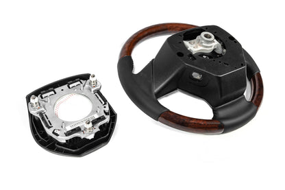Steering wheel assembly (with heating, wood finish) for Lexus LX570/450d 2008-2022 - image 11