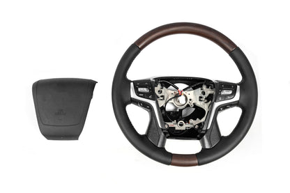 Heated steering wheel (dark wood) for Toyota Land Cruiser 200 2007-2021 - image 6
