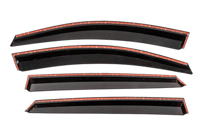 Window Deflectors with Chrome Trim Niken Luxury (4 pcs) for Mercedes GLC coupe C253 2016-2023 - image 3